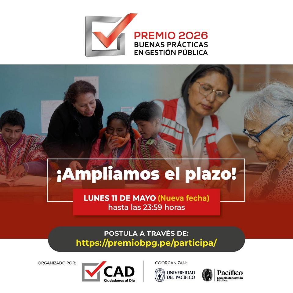 Conoce el paso a paso para postular al Premio Buenas Prácticas 2026